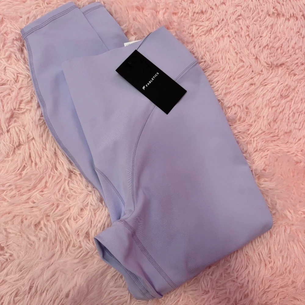 Fabletics Lavender High-Rise Leggings - Picture 4 of 7